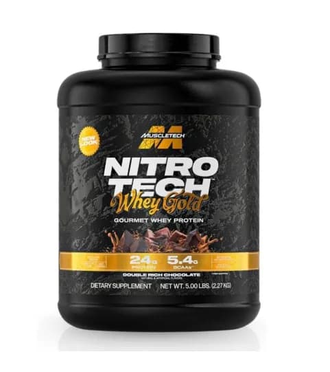 Nitrotech whey gold 2.27kg — Muscletech au Maroc