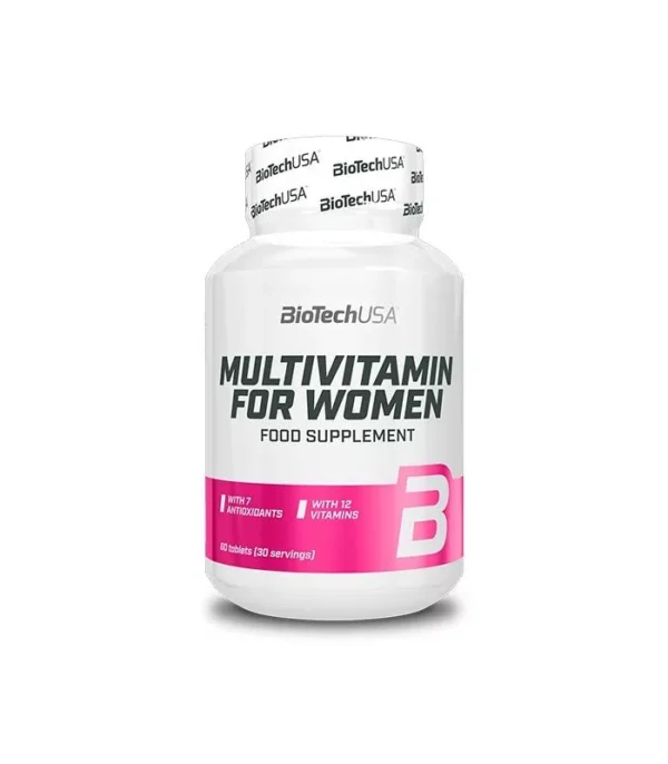 Biotech USA Multivitamines pour Femme 60 Comprimés (30 Servings)