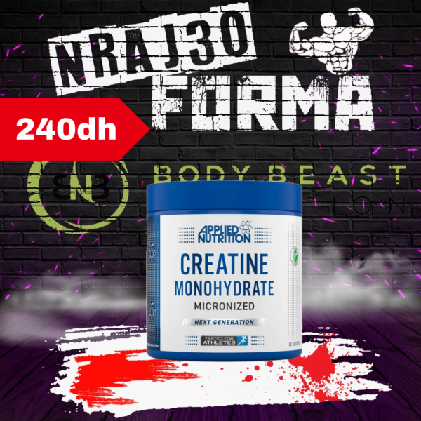 CREATINE MONOHYDRATE APPLIED NUTRITION 50 servings